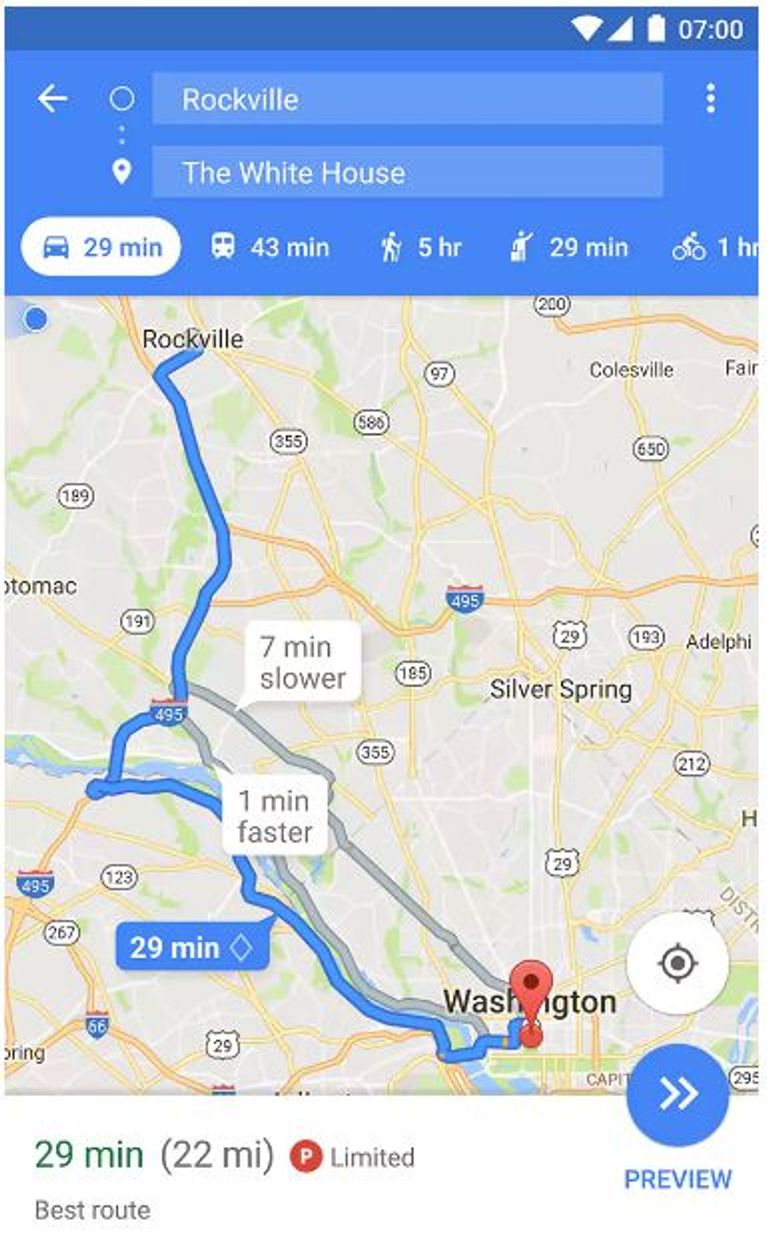 التطبيق سيخبرك بالأماكن المتاحة لإيقاف سياراتك