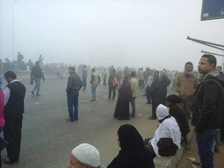 الشبورة المائية جمدت الحياة في مصر ثلاث ساعات