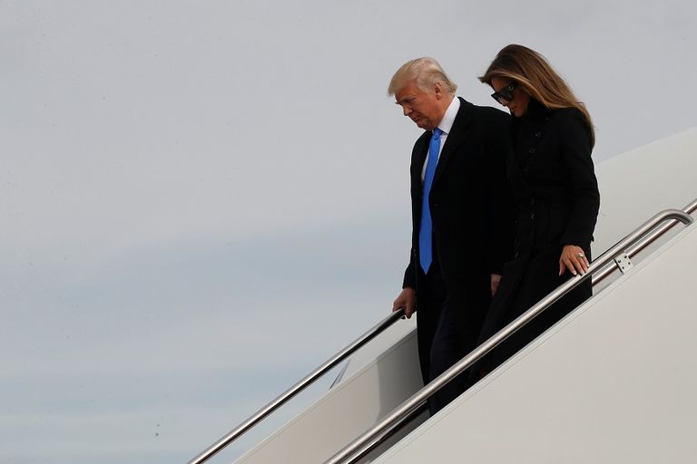 دونالد ترامب وزوجته