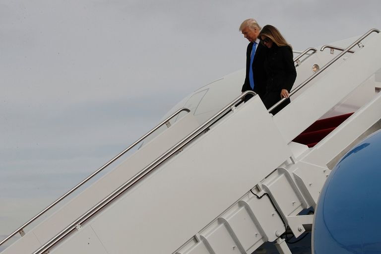 دونالد ترامب وزوجته