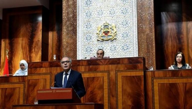 وزير الخارجية المغربي خلال جلسة البرلمان