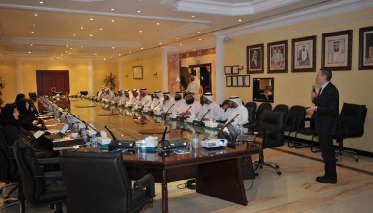 ورشة عمل تدريبية سابقة لمركز أبوظبي للحكومة