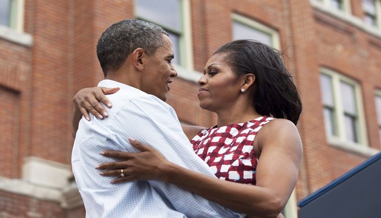 أوباما وزوجته ميشيل