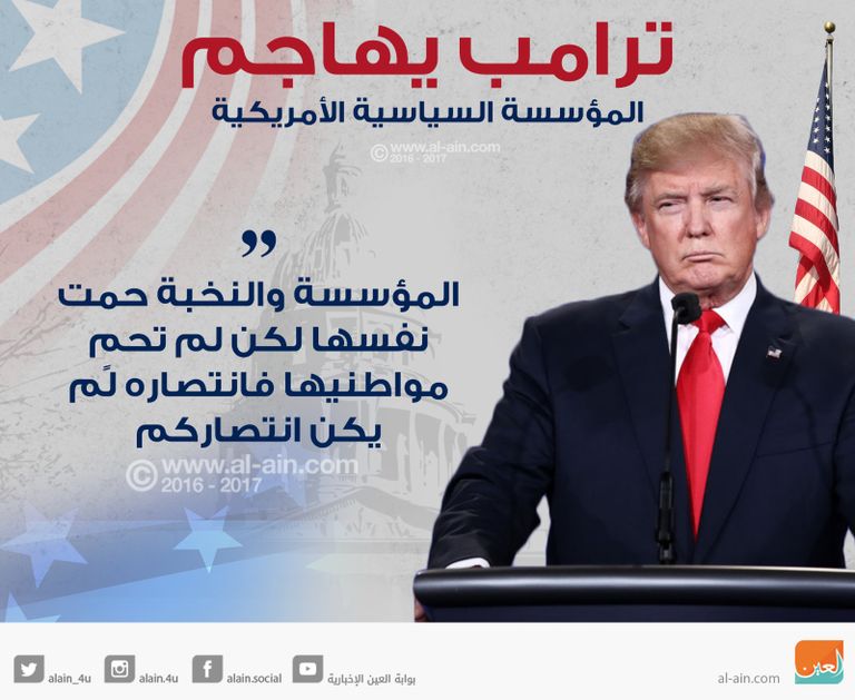 الرئيس الأمريكي دونالد ترامب