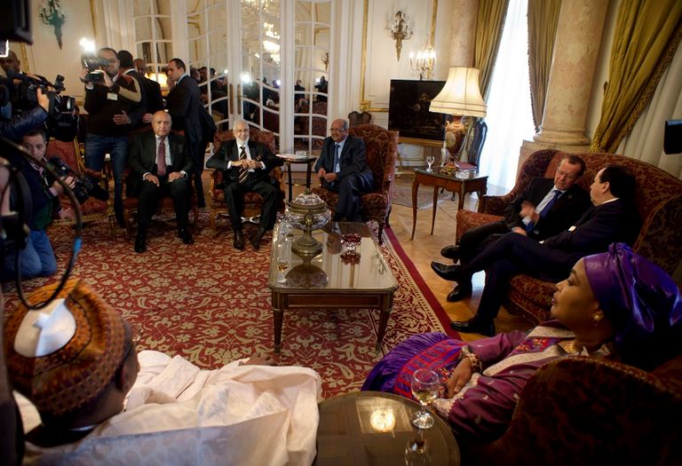 جانب من اللقاء الوزاري لدول الجوار