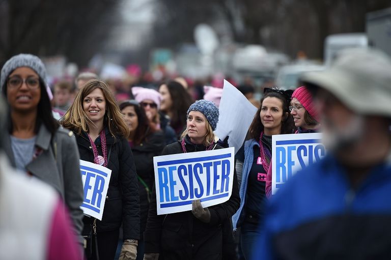 جانب من المظاهرات