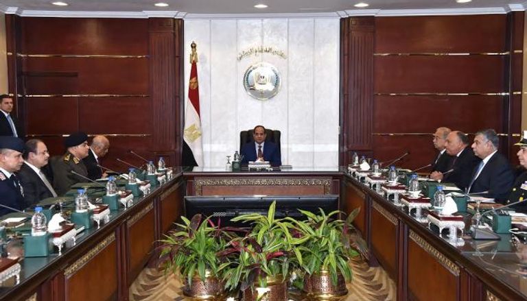 اجتماع مجلس الدفاع الوطني المصري