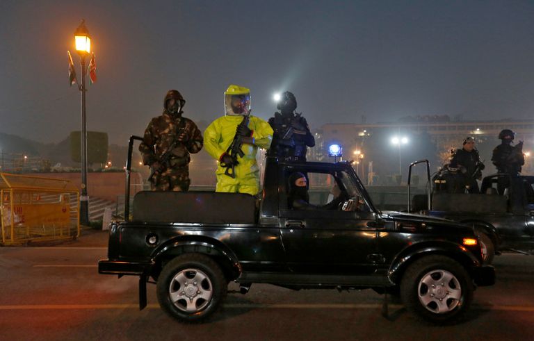 صورة تجهيزات ليوم الجمهورية الهندية