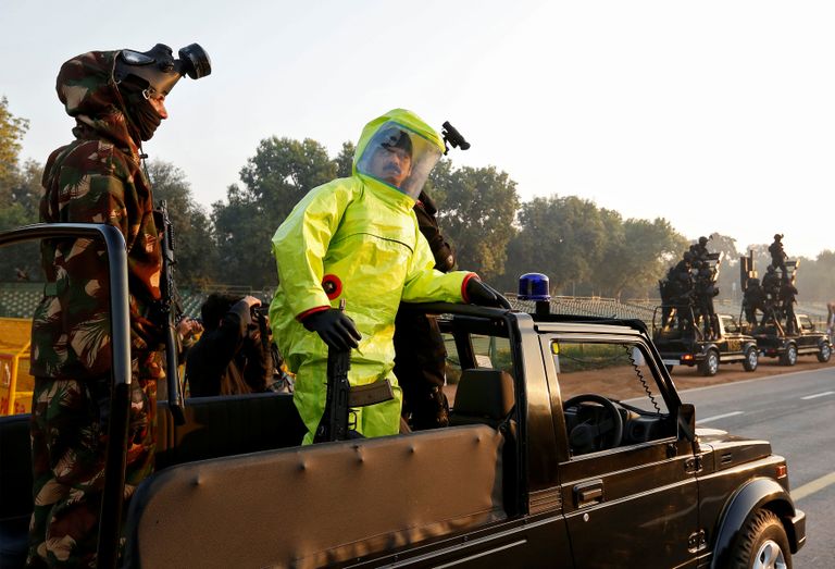 صورة تجهيزات ليوم الجمهورية الهندية