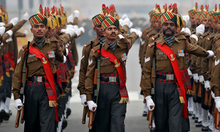 صورة تجهيزات ليوم الجمهورية الهندية