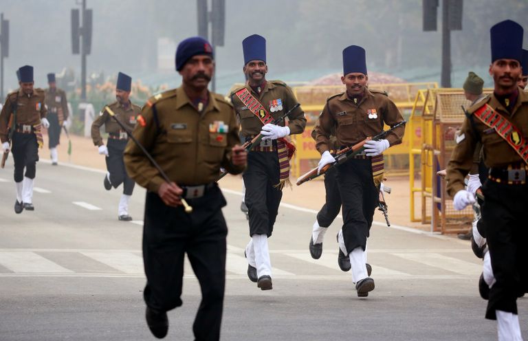 صورة تجهيزات ليوم الجمهورية الهندية