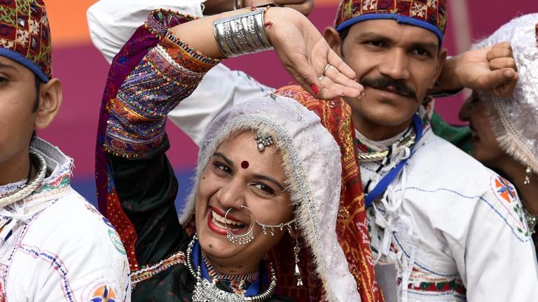 التحضيرات الفنية ليوم الجمهورية الهندية 