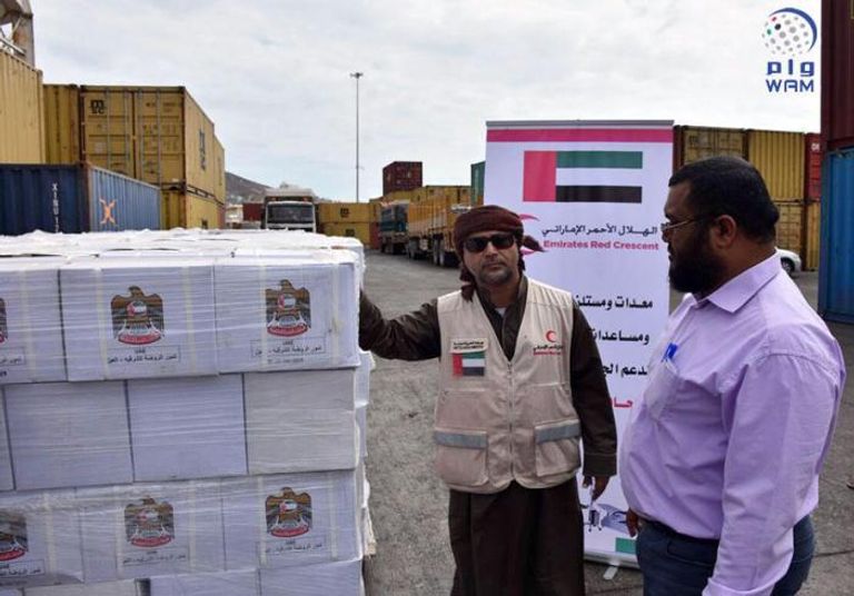 مساعدات إماراتية لليمن