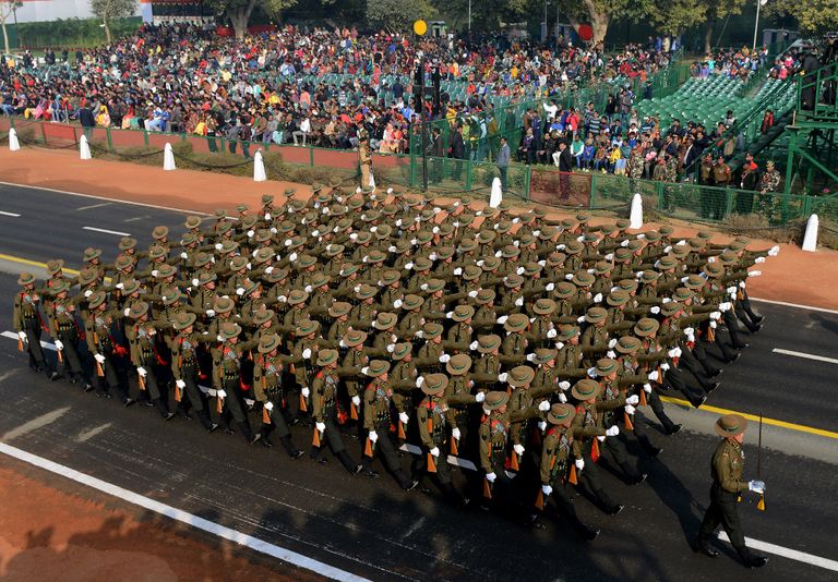 التحضيرات النهائية ليوم الجمهورية الهندي