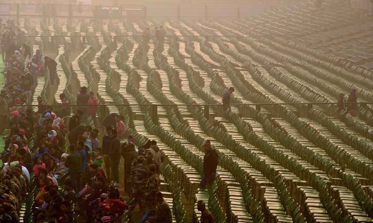 التحضيرات النهائية ليوم الجمهورية الهندي