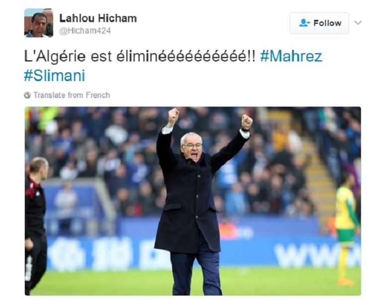 من مباراة الجزائر والسنغال