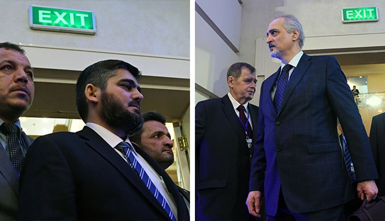 المعارضة والنظام في حوار الأستانة