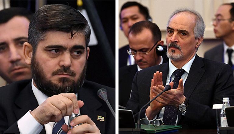 المعارضة والنظام في حوار الأستانة