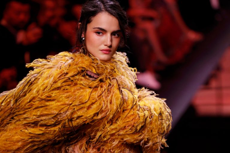 عرض أزياء جورجيو أرماني لربيع/صيف 2017 في باريس - رويترز