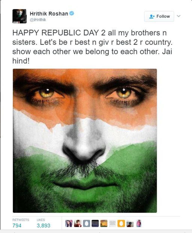 نجوم الهند يحتفلون بيوم الجمهورية