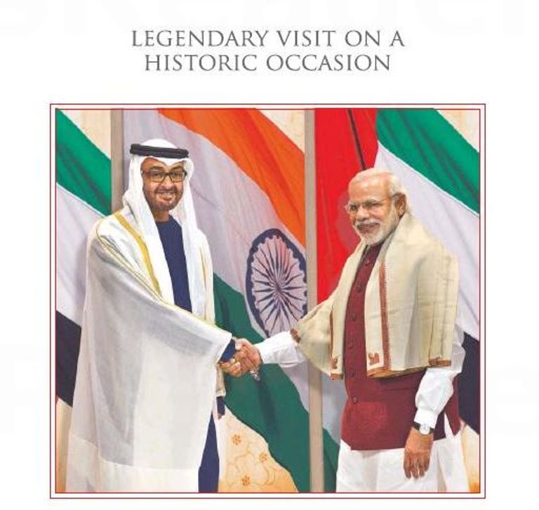 الصحف الهندية تشيد بزيارة الشيخ محمد بن زايد