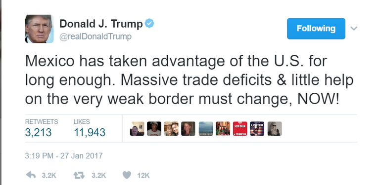 ترامب يخاطر بإثارة غضب المكسيك