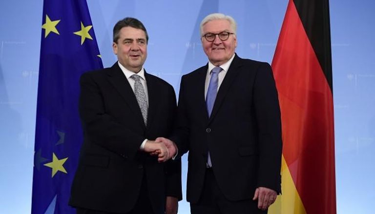 زيجمار جابرييل مع فرانك فالتر شتاينماير