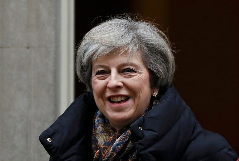 دونالد ترامب وتيريزا ماي