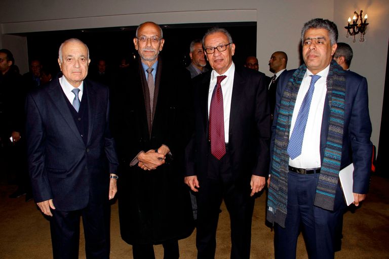 شخصيات سياسية وثقافية بارزة كان حاضرة في الحفل (تصوير أحمد عبدالفتاح)