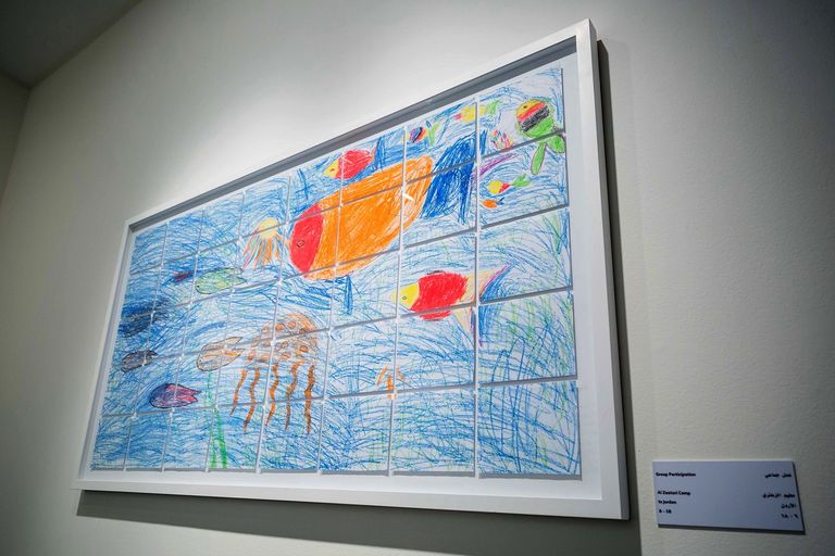 من أعمال الأطفال اللاجئين