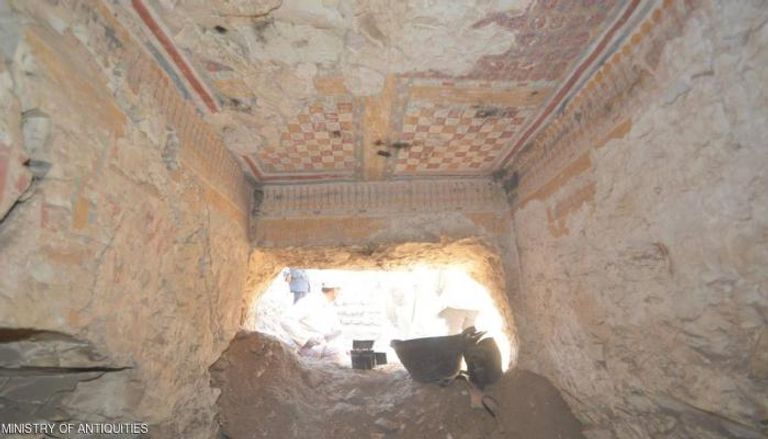 المقبرة تعود إلى عصر الرعامسة لشخص يدعى خونسو
