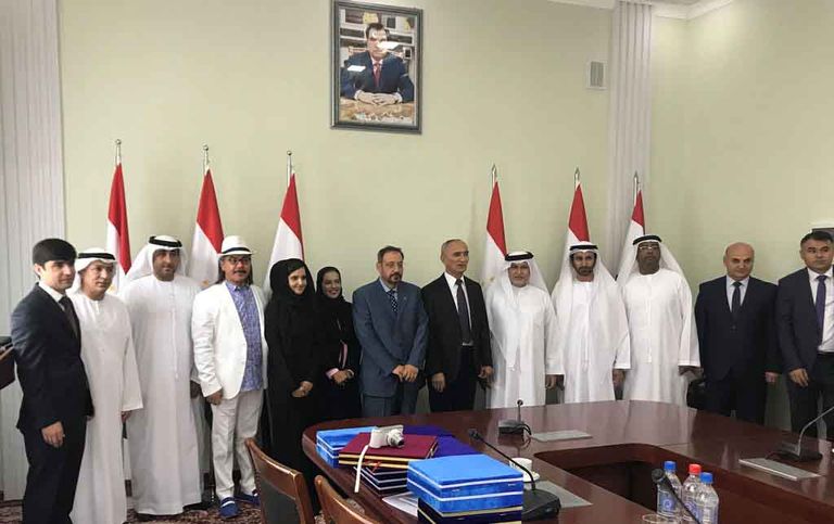 جانب من افتتاح مهرجان الثقافة العربية في طاجيكستان