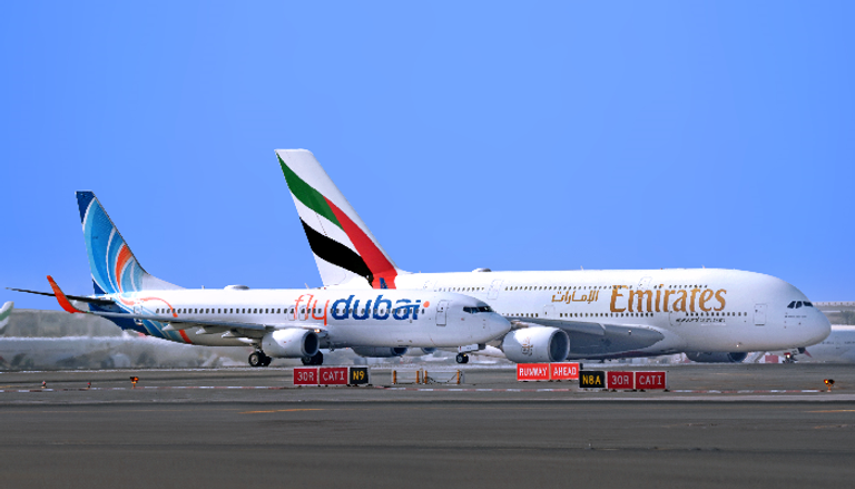 طيران الإمارات وفلاي دبي