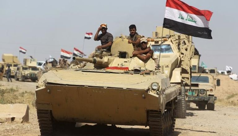 آلية للجيش العراقي في الحويجة- أ.ف.ب