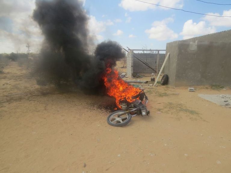 الجيش المصري يدمر نفقا حدوديا بشمال سيناء