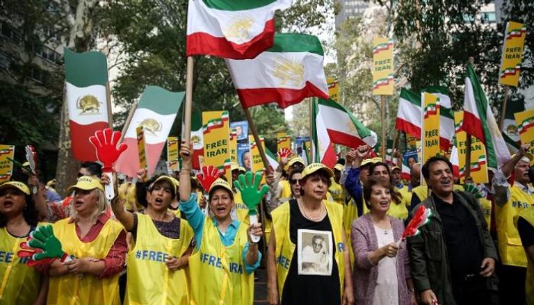 مظاهرات للمعارضة الإيرانية في نيويورك - رويترز