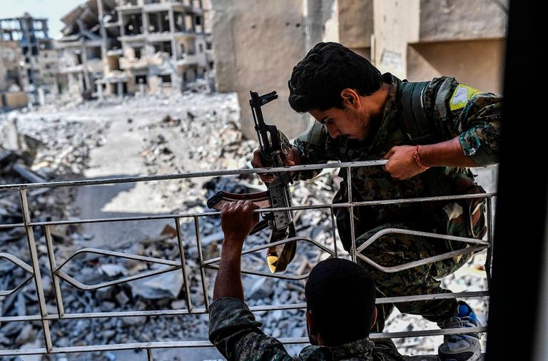 عمليات التمشيط في سوريا عقب التحرير من داعش