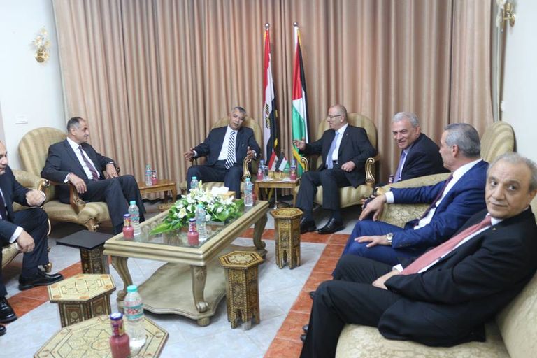 رامي الحمد الله يستقبل رئيس المخابرات المصرية