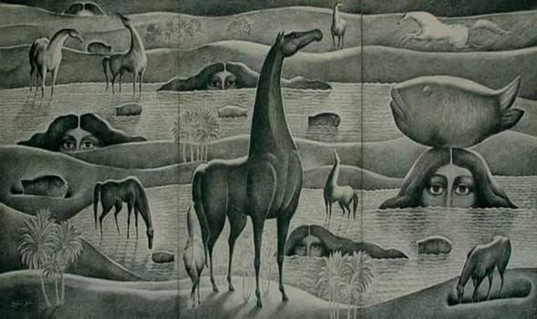 من أعمال الراحل جميل شفيق