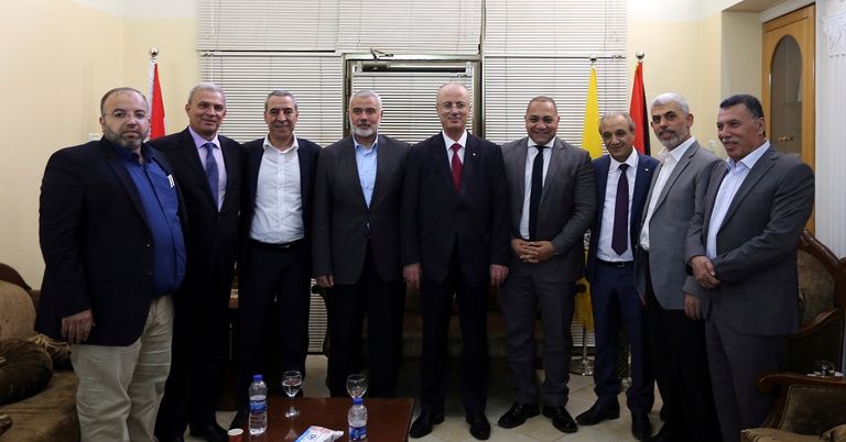 هنية والحمد الله في غزة