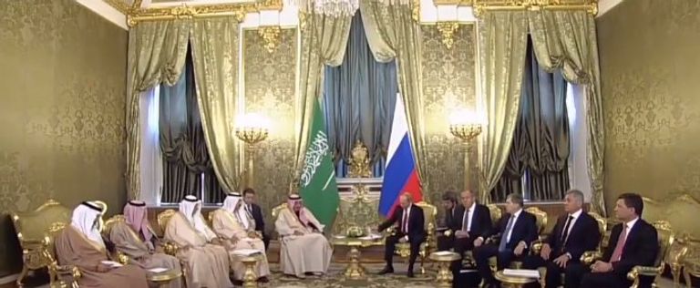 الملك سلمان وبوتين