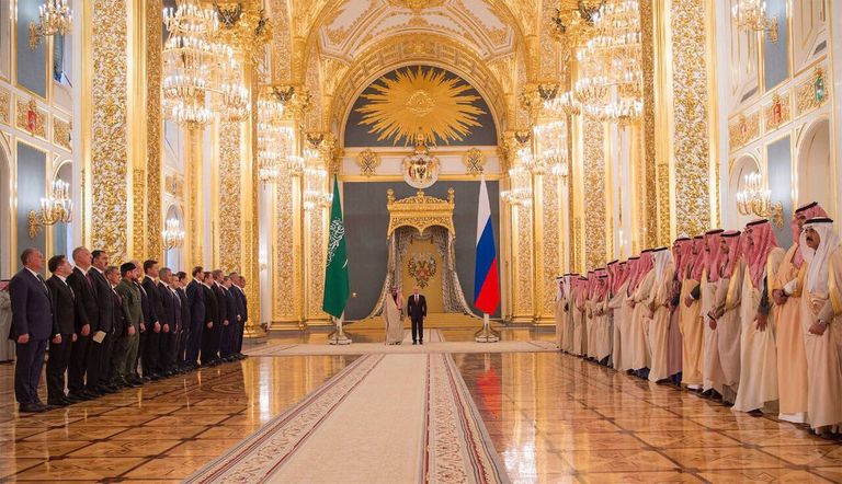 الملك سلمان وبوتين