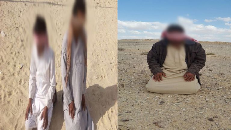 ضبط 3 تكفيريين بوسط سيناء