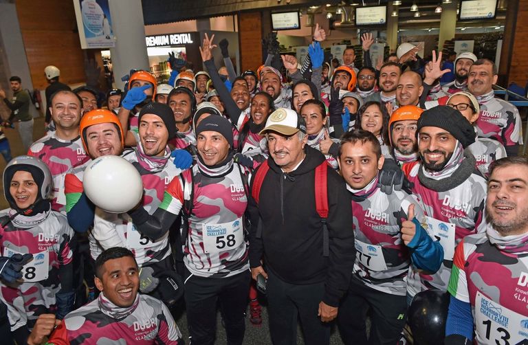 بطولة "العوائق الجليدية" في دبي