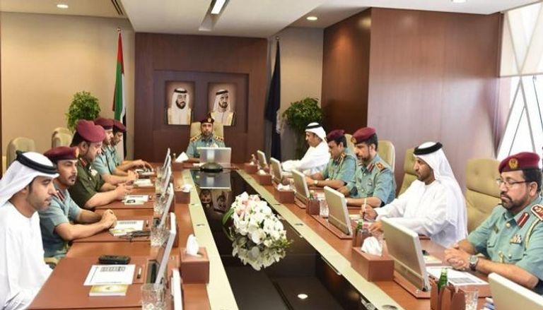 اجتماع قطاع الدفاع المدني الإماراتي