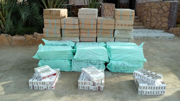 مضبوطات الجيش المصري