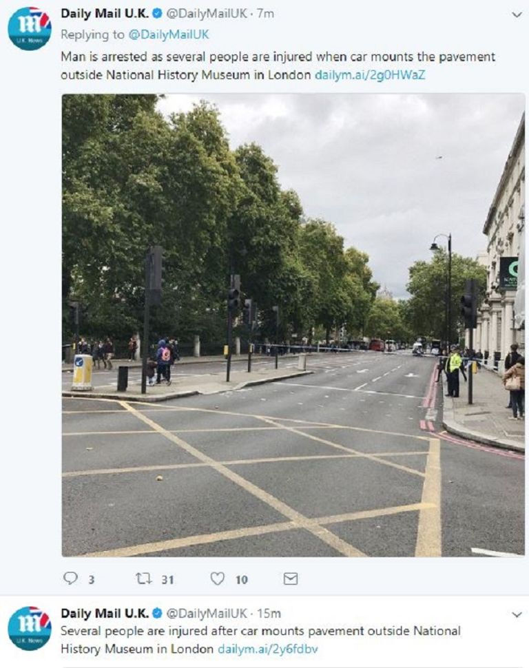 الشرطة تقبض على منفذ الحادث