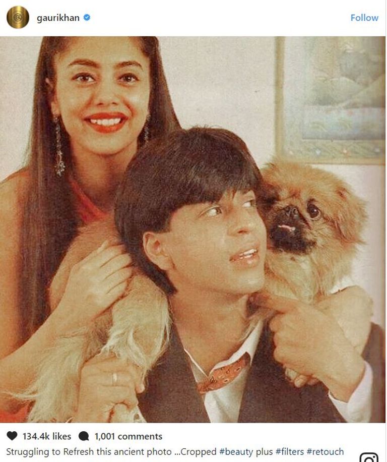 شاروخان وزوجته غوري خان