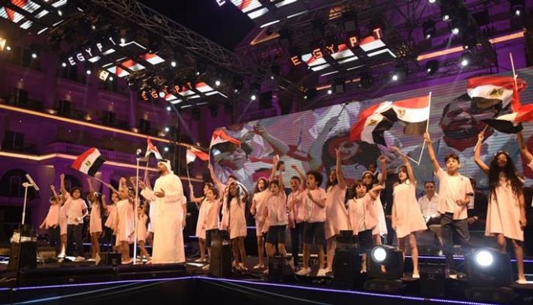 حسين الجسمي في احتفالات مصر