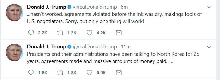 الرئيس الأمريكي دونالد ترامب -أرشيفية